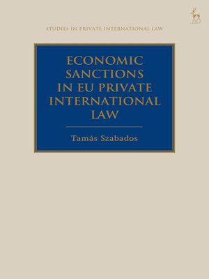 cover image of Economic Sanctions in EU Private International Law